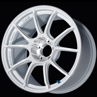Advan RZIII 18x8.0 / +47 Offset / 5x100 BC / 63mm Bore / Racing White Metallic & Diamond Cut